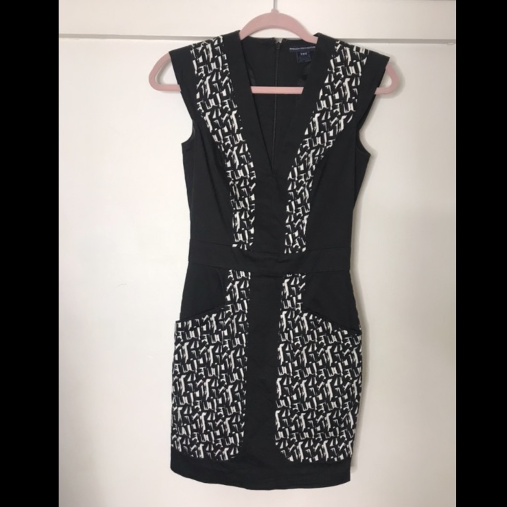 Black and white dress